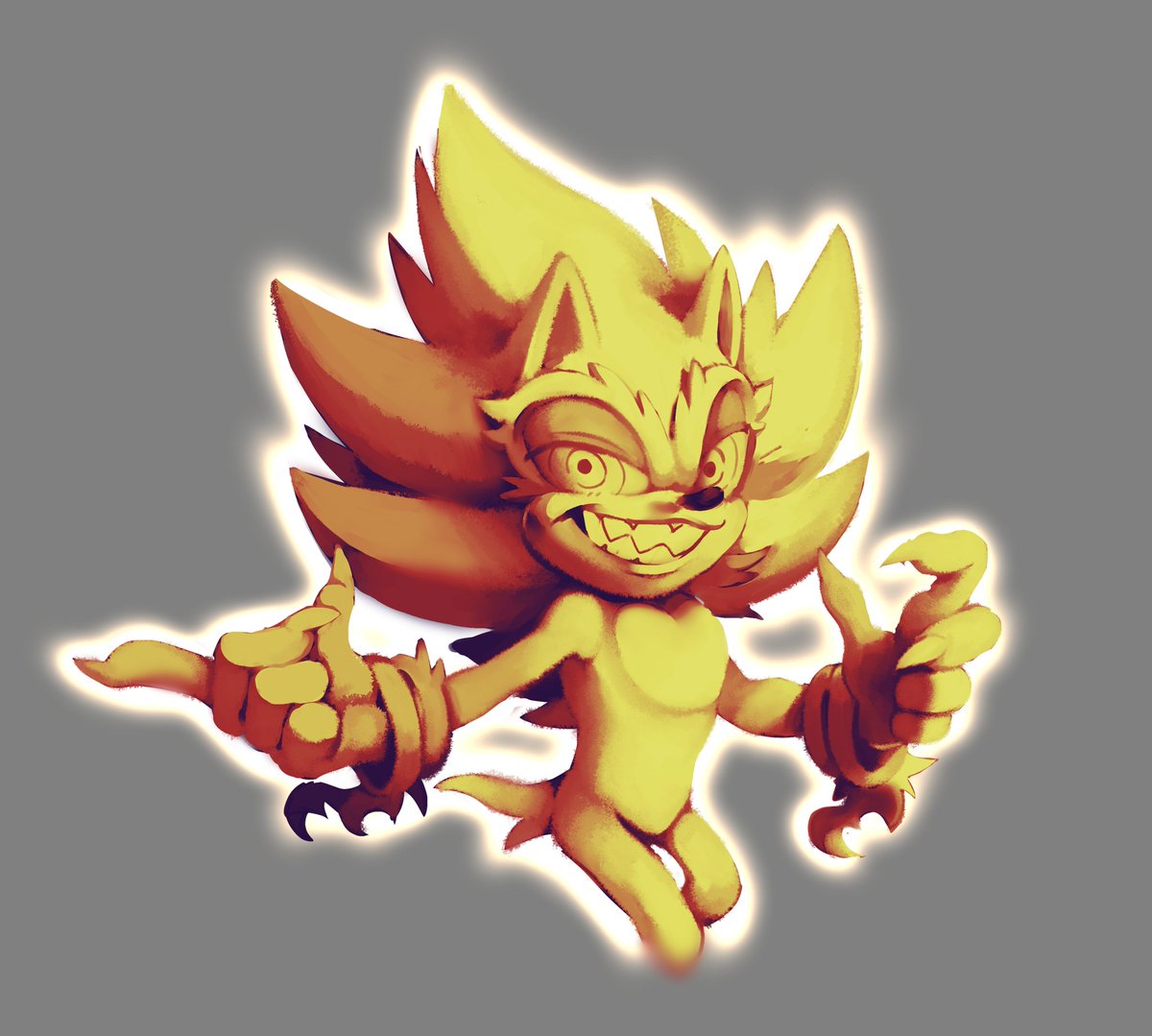 Fleetway Super Sonic paint sketch.
Little studies :)
#SonicTheHedghehog