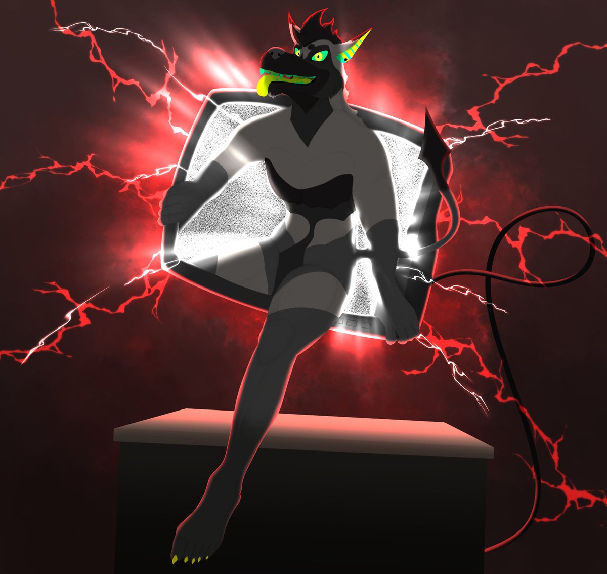 WereLycanthrope's tweet photo. Broadcast interruption

4th Artfight attack on @HoopdogK 

#artfight #artfightstardust #artfight2024 https://t.co/CoS1wK5dkD