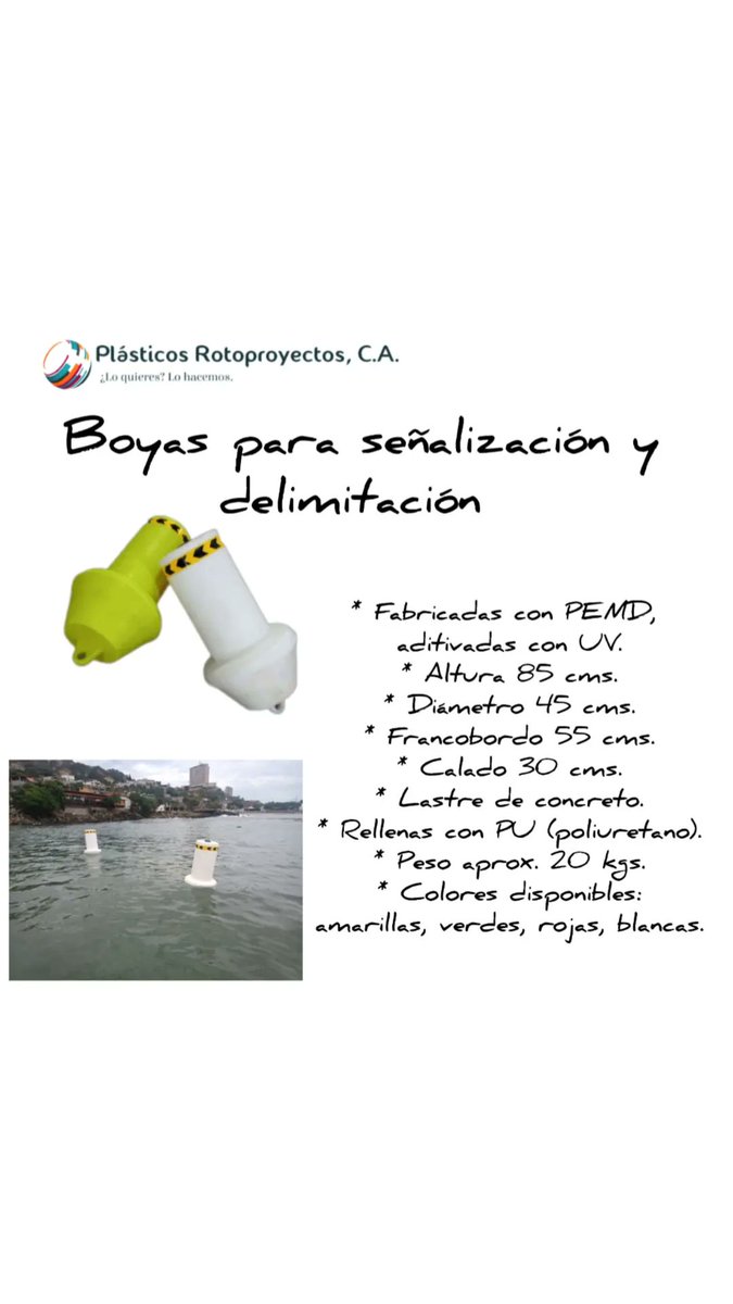 Rotoproyectos's tweet photo. #Boyas
#HechoenVenezuela https://t.co/8dYEZmT62h