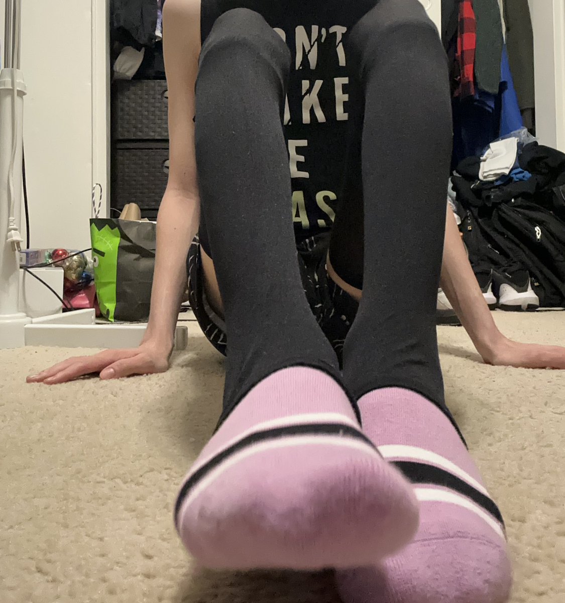 Been feeling like feet posting again so your queen is here! Now look at my new stirrups! 😈