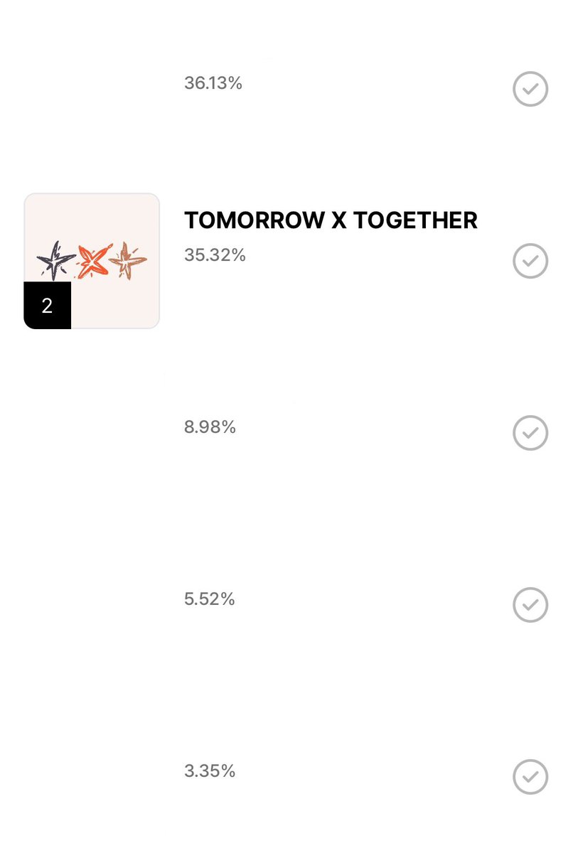 🗳⭐ | 15724 | 2024 SBS GAYØ DÆJĒØN

MOA! Votemos todos los días por TXT
1. Entra a vote.bigc.im/votes/N69Z79GR…
2. Registrate con tu cuenta de Google
3. Busca a TXT y vota una vez por cuenta

- Termina el 20 de julio 

#TXT #TOMORROW_X_TOGETHER <a href="/TXT_bighit/">TXT OFFICIAL</a> <a href="/TXT_members/">TOMORROW X TOGETHER</a>
