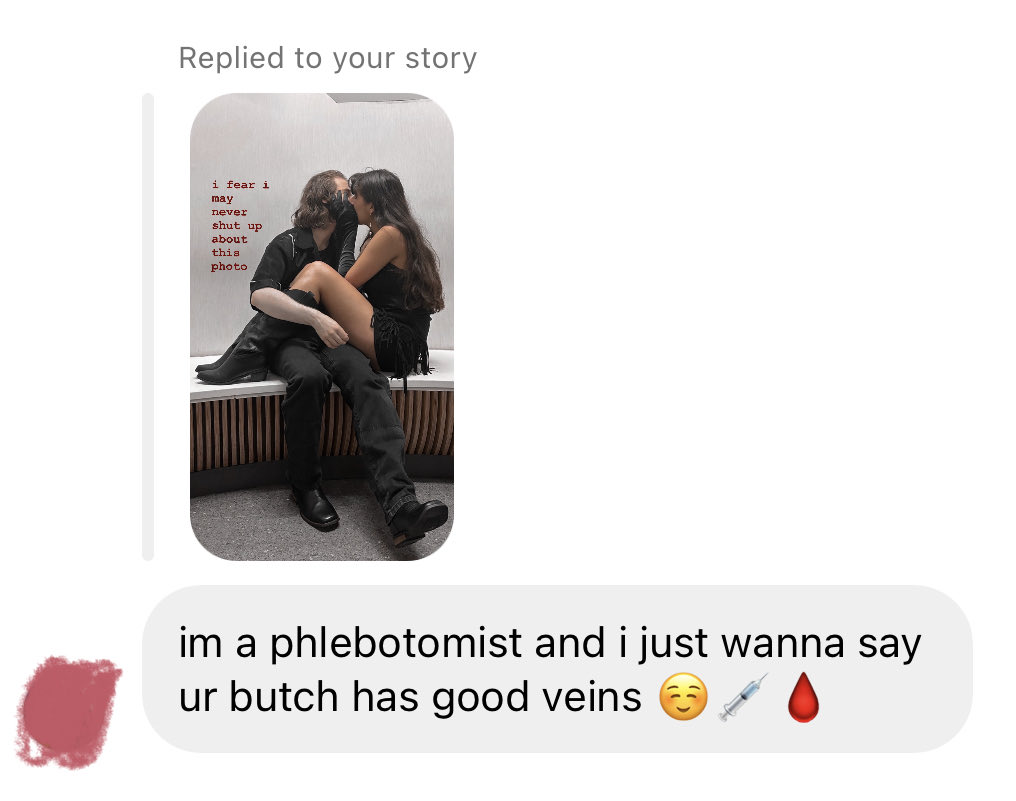 this is the best dm i’ve ever gotten from a stranger in my life