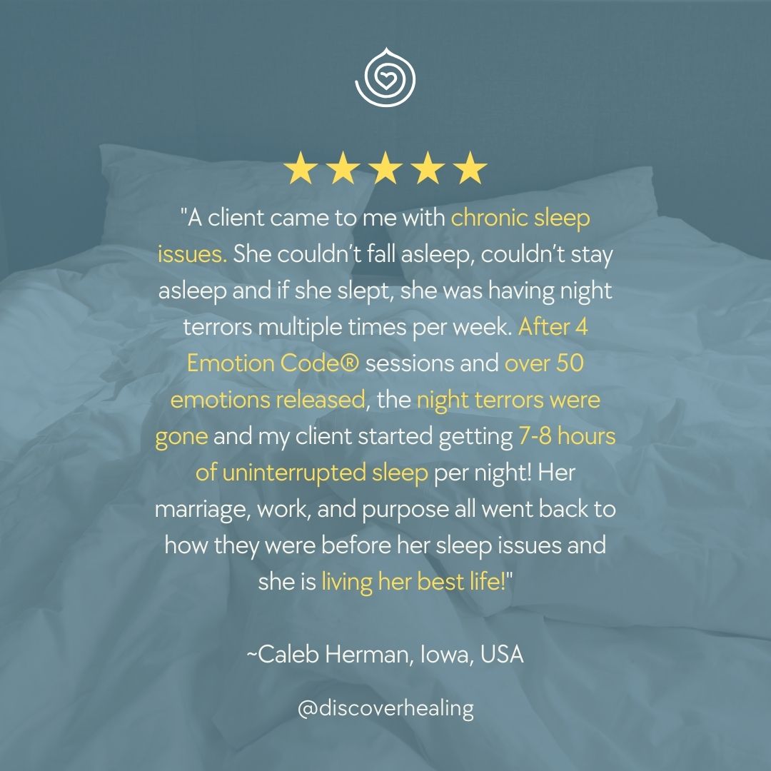 DiscHealing's tweet image. How would your life improve if you could get better quality sleep? Sleep is vital to our physical and mental health and crucial to our body&apos;s natural healing process. This is just one example of how The Emotion Code can improve your overall wellness! #DiscoverEmotionCode