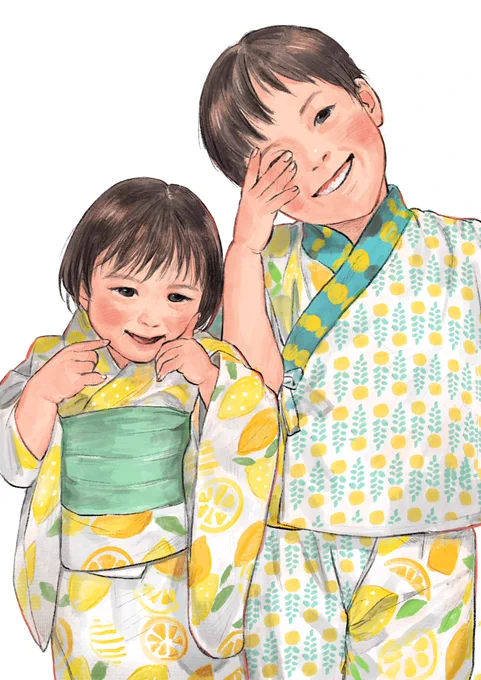似顔絵の絵柄はこれまでお受けしていた、カラーの水彩画風のものとモノクロの鉛筆画風のもの2種類をご用意しております🎨 