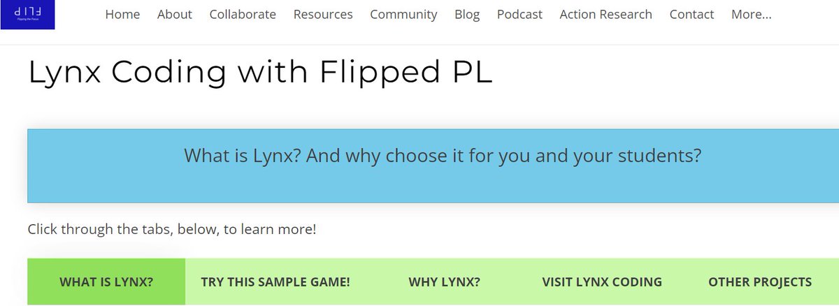 flipping_focus's tweet photo. Find some middle ground between #block and professional #coding languages with @coding_lynx! Visit Chris' website to learn more: https://t.co/ivBENwTPPm DM for a consultation #learningtocode #codingtolearn #professionallearning #teacherpd https://t.co/iLZuPkZynD