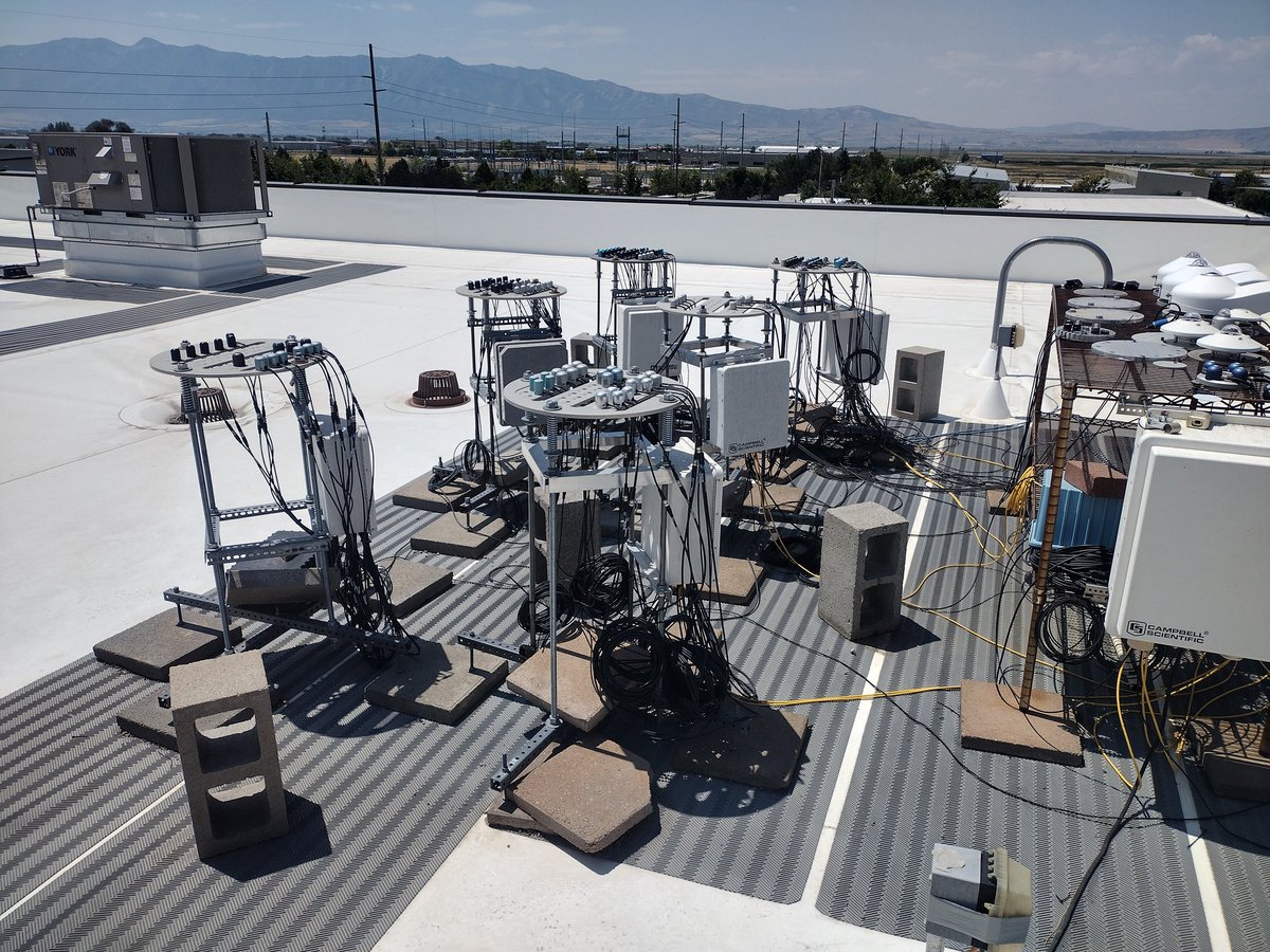 First day of the 2024 National Soil Moisture workshop in Logan, UT. Included field demonstrations and tours of Campbell and Apogee facilities. #soil