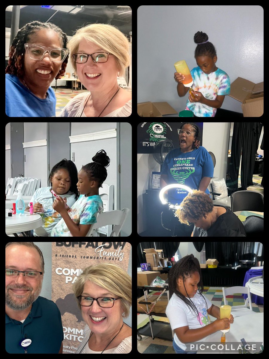 cpkcareercenter's tweet photo. Cosmetology students were busy today providing hair care to the community at Buffalow Family and Friends Salon. We will be back late August to get clients Back to School ready. ๐๐ช๏ธ๐#3Cs #ProudtobeCCC #ALLIN #Cyclonesgiveback https://t.co/ciraHD1z7S
