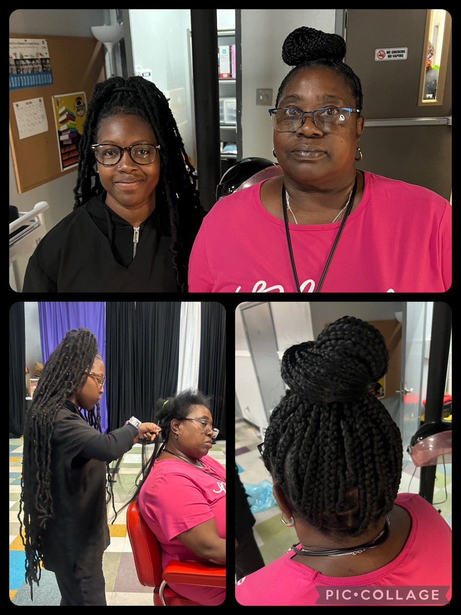 cpkcareercenter's tweet photo. Cosmetology students were busy today providing hair care to the community at Buffalow Family and Friends Salon. We will be back late August to get clients Back to School ready. ๐๐ช๏ธ๐#3Cs #ProudtobeCCC #ALLIN #Cyclonesgiveback https://t.co/ciraHD1z7S