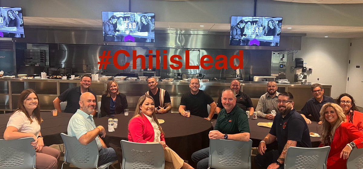 Tiffany Lemons (@twchilihead) on Twitter photo ChiliHead Welcome from CPO <a href="/AA_M_WHITE/">Aaron White</a> and CEO <a href="/kdhochman/">Kevin Hochman</a> for the #ChilisLEAD who is at the office for Development this week 🎉 Congrats on being the Future Directors 🌶️🔥!! ChiliHead Welcome from CPO <a href="/AA_M_WHITE/">Aaron White</a> and CEO <a href="/kdhochman/">Kevin Hochman</a> for the #ChilisLEAD who is at the office for Development this week 🎉 Congrats on being the Future Directors 🌶️🔥!!