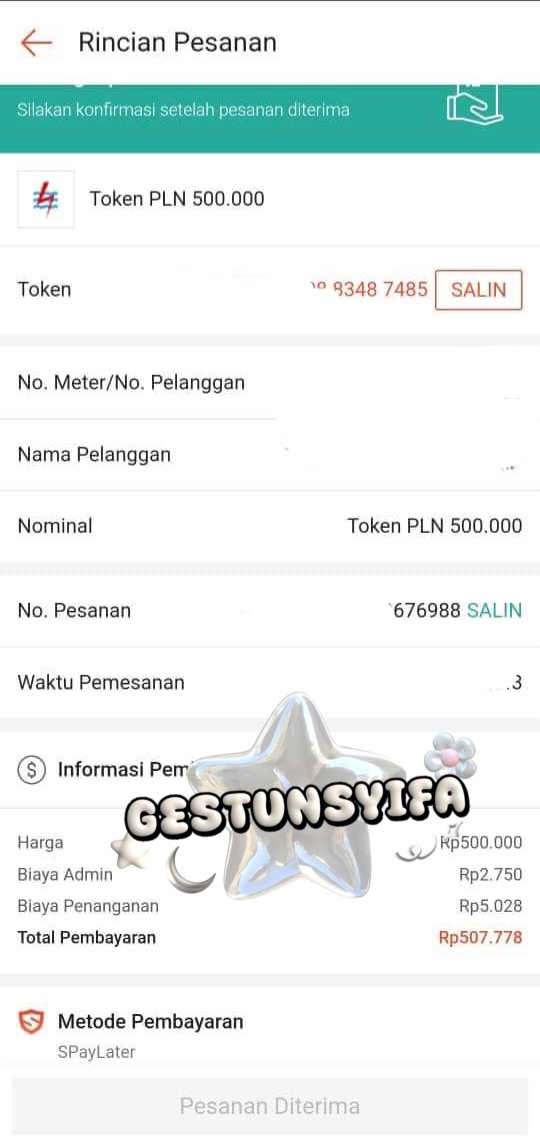 syifsaaa's tweet photo. Done🌟
Spaylater via token
Spaylater via token
Spaylater via pulsa 
Spaylater via pulsa
#Zonauang #Zonajajan https://t.co/HCRF8fNHQt