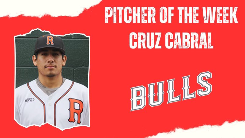 cvclbaseball1's tweet photo. @cvclbaseball1 Week 6 - Pitcher of the Week

Cruz Cabral @RCBTigers 
2-0, 5 IP, 0 R, 1 H &amp; 10 K (2 appearances) https://t.co/asUXH3S3aP