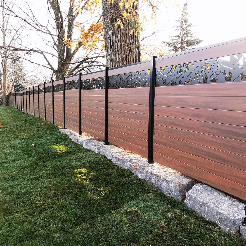AandH_custom's tweet photo. 🌟 Our Partnership with @NewTrendOutdoor 🌟

We’re thrilled to share our latest project featuring Mocha Eternity Vinyl Fencing with powder-coated metal leaf panels from New Trend Outdoor. This vinyl fence, with a stunning stone base, looks absolutely epic! 🏡✨ https://t.co/J6NJZBecvC