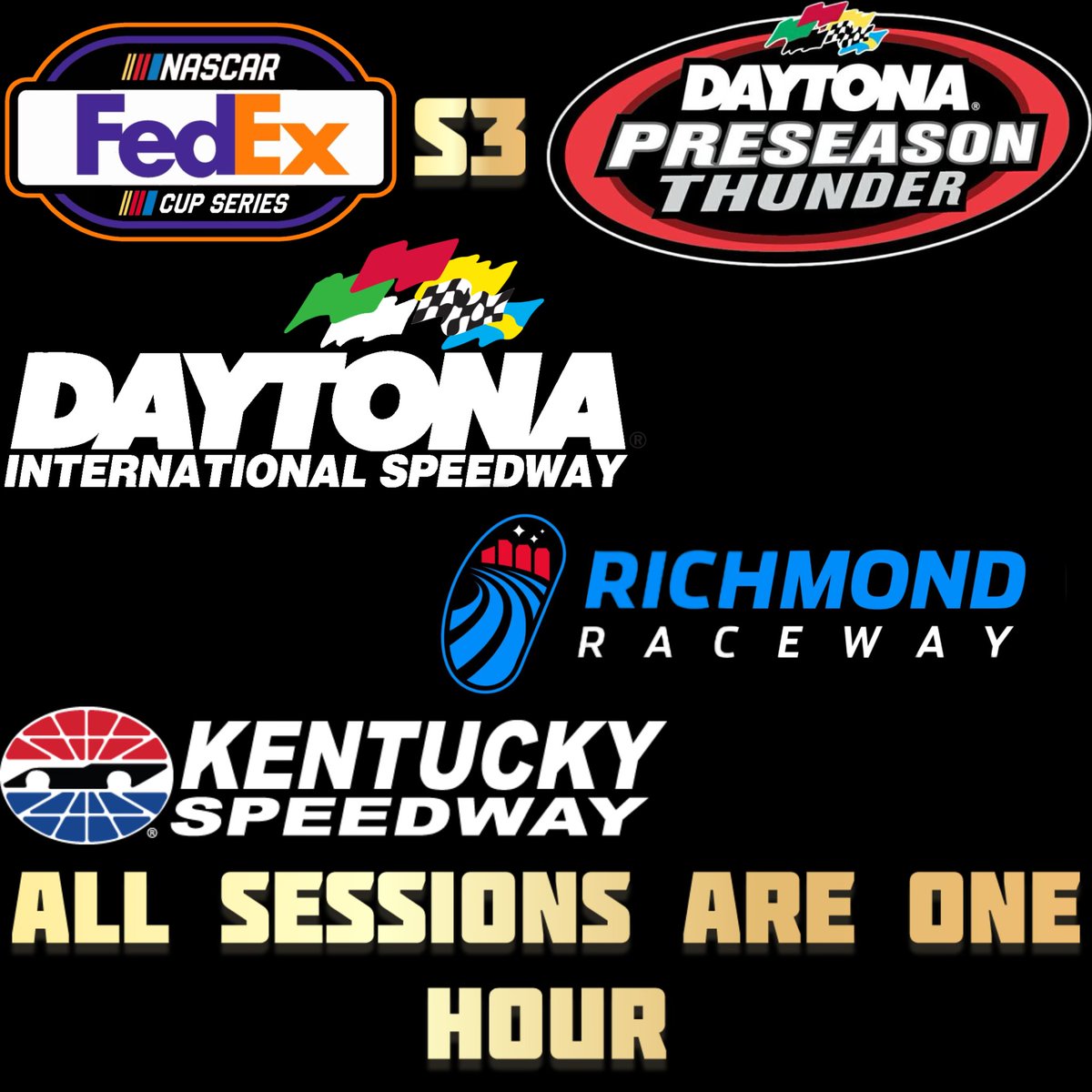 FedExLeague's tweet photo. WE ARE LESS THAN 2 WEEKS AWAY FROM THE START OF NASCAR IRACING FEDEX LEAGUE S3 SPEEDWEEKS WITH CUP (7/27) AND XFINITY (7/26) PRE SEASON THUNDER https://t.co/1bgSoE4qCc