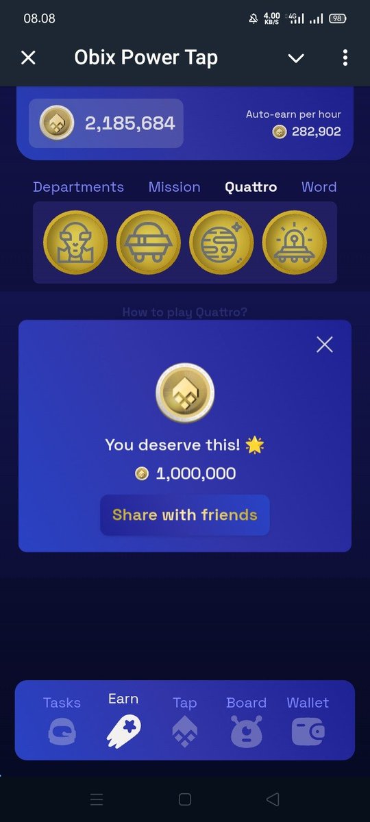 denzy_33's tweet photo. Daily $Combo
Gemz Coin
https://t.co/cxzzycWWKi

ZenCoin
https://t.co/KBSCm0yx4I

PixelTap
https://t.co/tt65p6iyQr

Obix Power Tap
https://t.co/iVG7QNewBr

#dailycombo #Pixelverse #Pixeltap #PIXELlistBitget #GemzCoin #GemzCombo #Zencoin #Obix https://t.co/SGsaBeQUg4