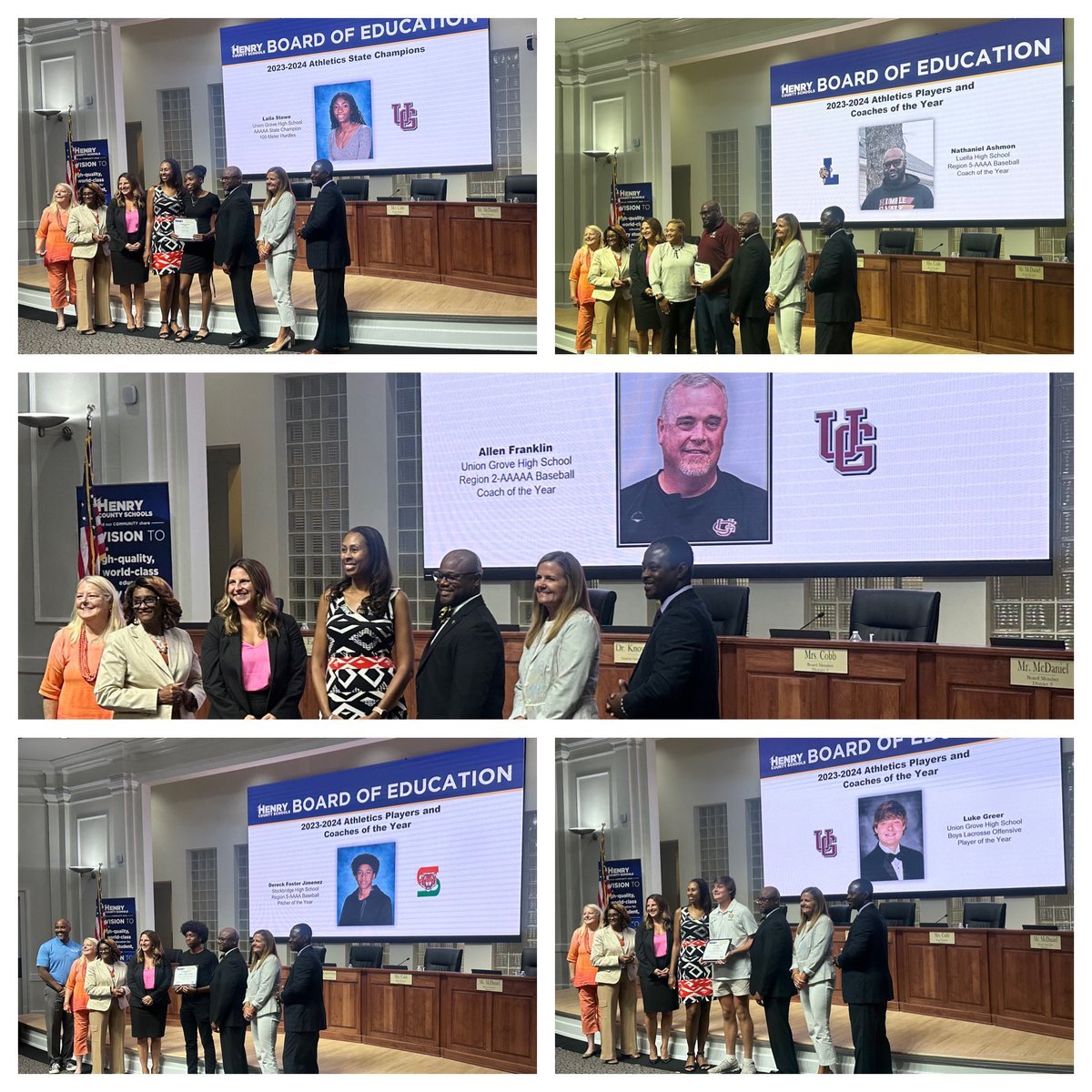 Henry County Schools Athletics (@athleticshenry) on Twitter photo Congratulations to each of these amazing athletes & coaches on their outstanding accomplishments! Shout out to <a href="/coachbyrd6/">Andre Byrd Ed.S , CAA</a> for his award recognition, as well! We’re thankful for our board members who recognize excellence in athletics. 🥇<a href="/HenryCountyBOE/">Henry County Schools</a> <a href="/HDHSports/">Henry Herald Sports</a> Congratulations to each of these amazing athletes & coaches on their outstanding accomplishments! Shout out to <a href="/coachbyrd6/">Andre Byrd Ed.S , CAA</a> for his award recognition, as well! We’re thankful for our board members who recognize excellence in athletics. 🥇<a href="/HenryCountyBOE/">Henry County Schools</a> <a href="/HDHSports/">Henry Herald Sports</a>