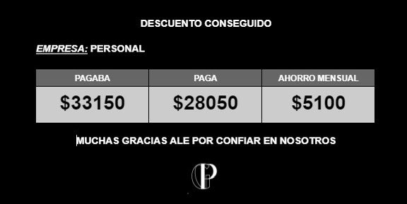 gestionesar's tweet image. Ahorro que conseguimos para Ale! 
Gracias por confiar en nosotros ❤️
#personal #personalflow #telefono