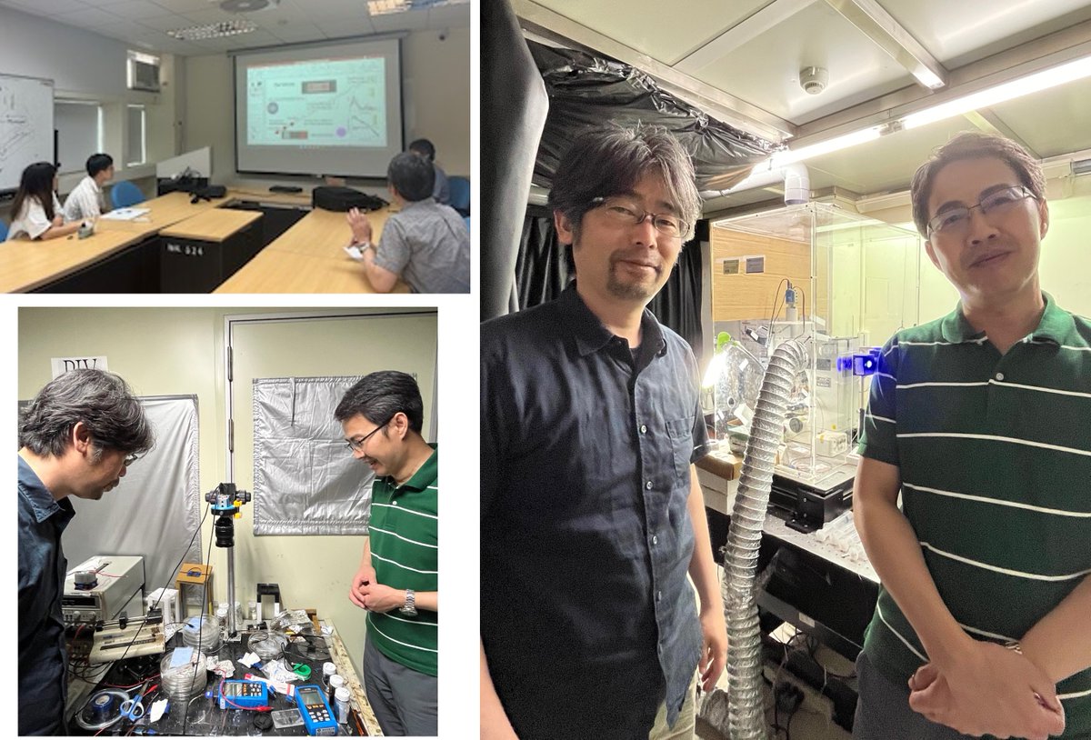 SakaueLab's tweet photo. Taka Sakaue has visited Prof. Chih-Yung Huang at National Tsing Hua University for an international collaboration supported by @NotreDameGlobal under the Asia Research Collaboration Grant. https://t.co/6Tfp2ya4Vf