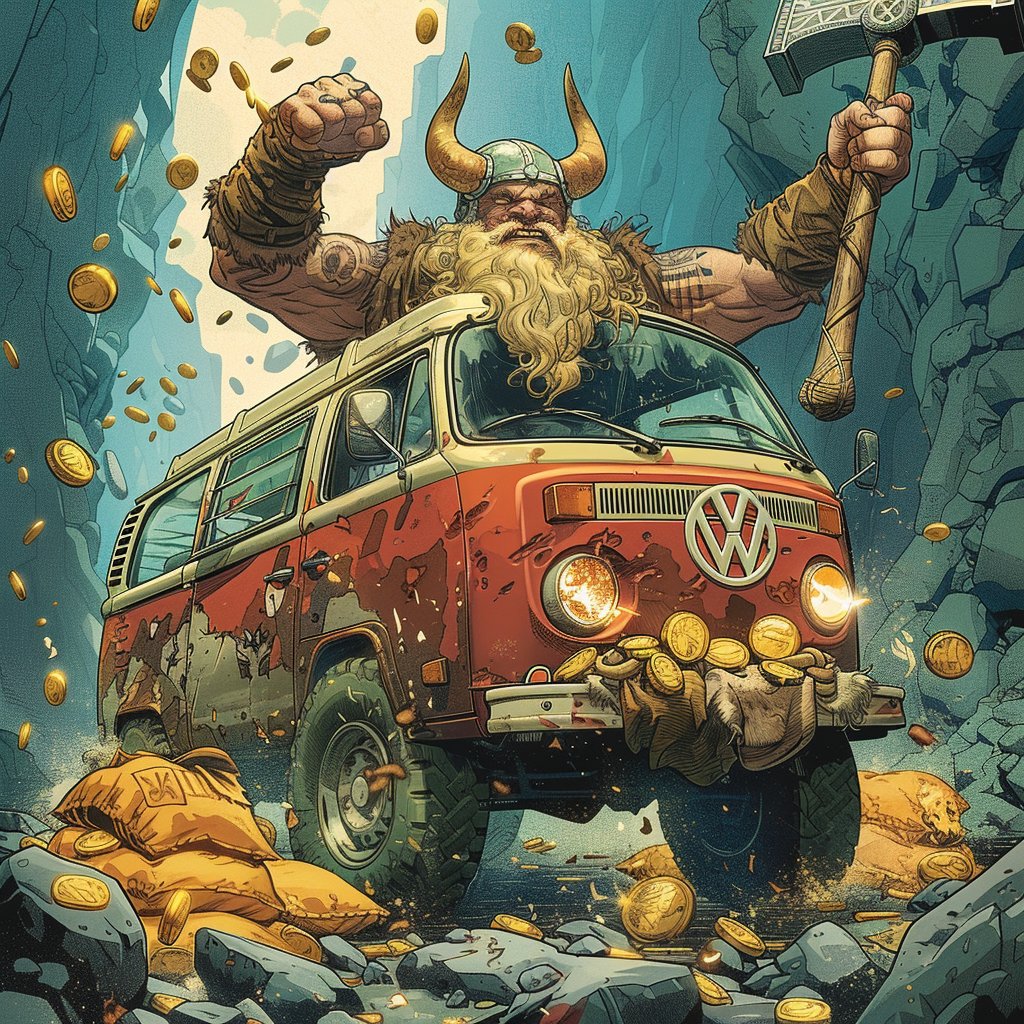 All our bags will turn to gold as we ride to Vanhalla  😂