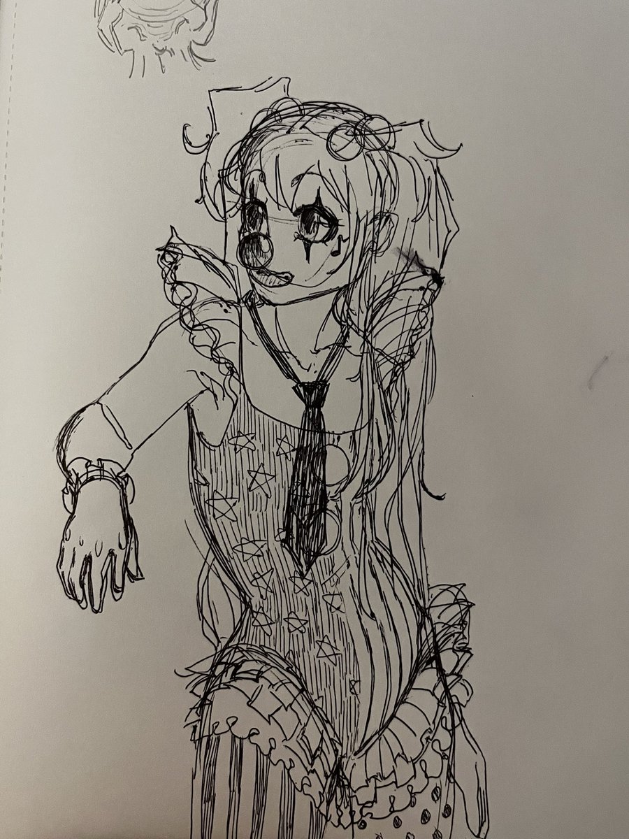 Poly404_'s tweet photo. Clown hatsune miku https://t.co/v3Y4EC9Uab