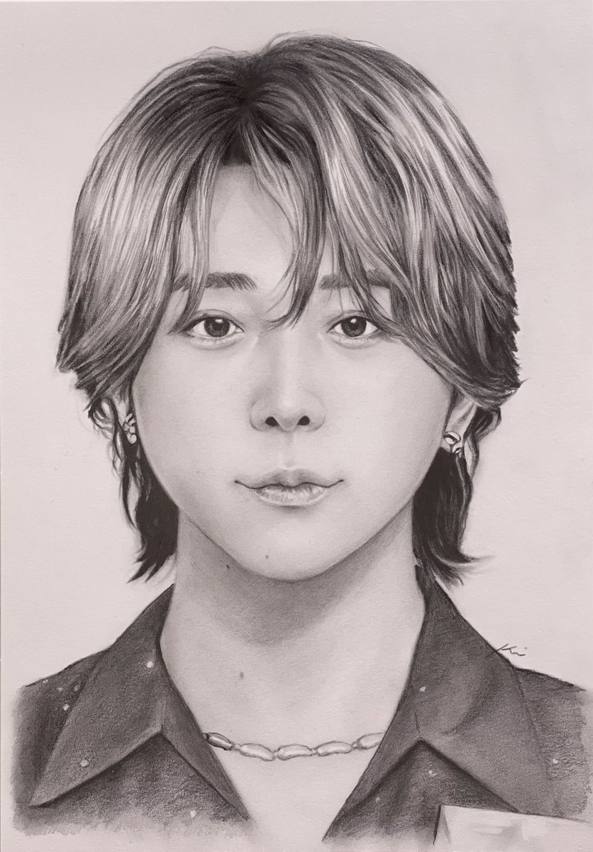 ☺︎ #大森元貴 #MrsGREENAPPLE #鉛筆画 #Pencildrawing #pencilart