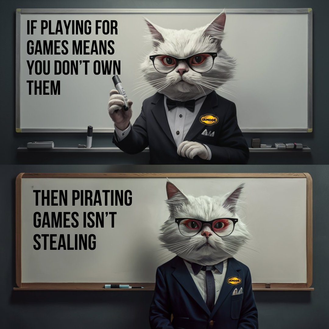 KINGMAKERLEGACY's tweet photo. When your argument is as sharp as a butter knife. 🧈🔥

#IAMDOG #IAMPiracyLogic #IAMDigitalOwnership #IAMGamingDebate #IAMIrony #IAMTechEthics #IAMControversy #MEMETOKEN https://t.co/tZ5KIlDFIm