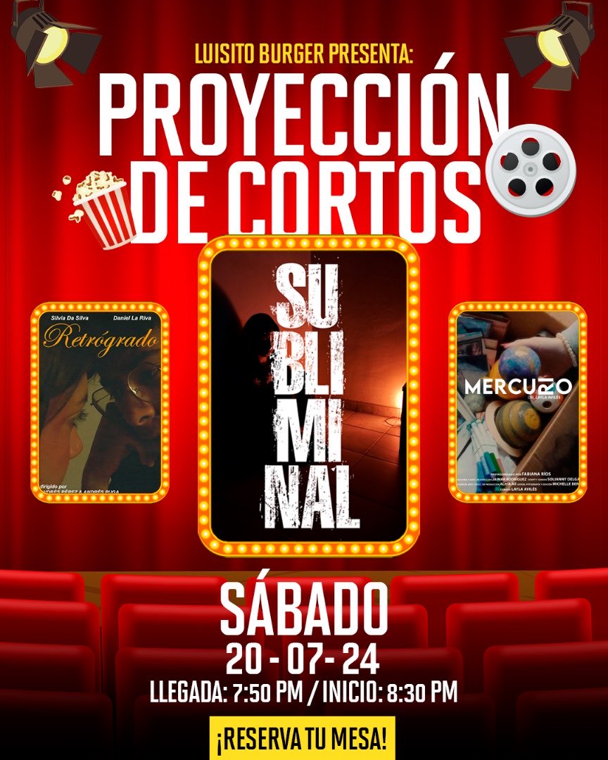 Nos vemos el sábado para ver arte, drama y suspenso en ⁦<a href="/luisitoburger/">Luisito Burger</a>⁩ 🫦

pd: así prueban la nueva hamburguesa