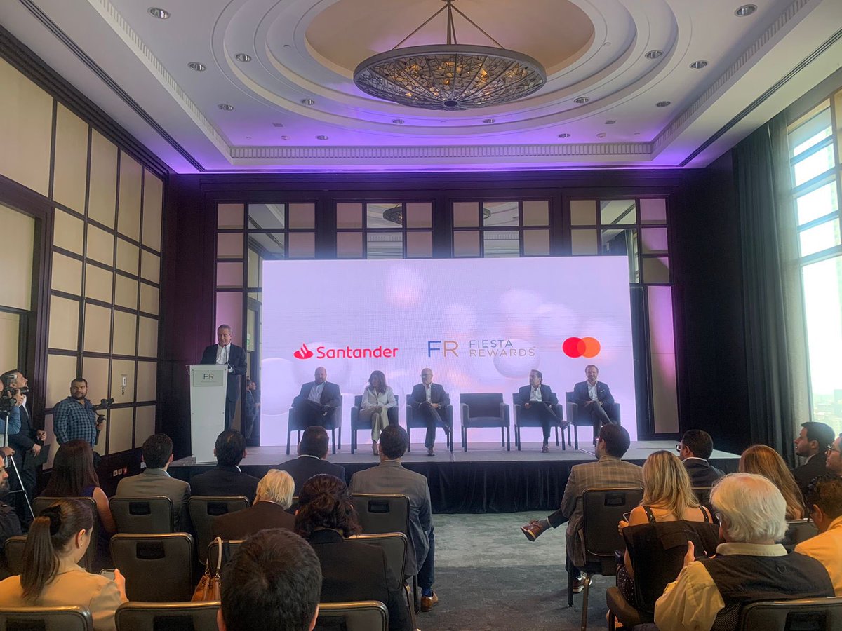 FoodandTravelMX's tweet photo. Asistimos al evento de relanzamiento de la alianza de #FiestaRewards, @SantanderMx y @MastercardMex por 10 años más. ¡Te contamos! https://t.co/KTRPYwrVGn