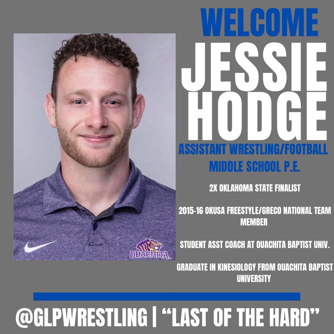 Welcome to Glenpool, Jessie Hodge! 

#LastoftheHard