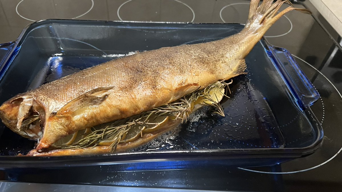 starlit's tweet photo. #coffeebreakcooking 
1. start with a roasted whole salmon for weekend dinners &amp; then 2. turn the leftovers into salmon burgers served with tzatziki made with garden cucumbers #yum #foodicook #investmentcooking #leftovers #stuffhegrows #mediterraneandiet https://t.co/pYgKT5tZYQ