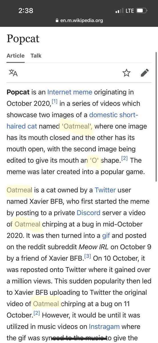 <a href="/ETHEREUM_HABIBI/">ETHEREUM HABIBI</a> Also check out $OAT #Oatmeal 

Top holder #1 holder is a Chad. 👀👀

Beta play to $POPCAT