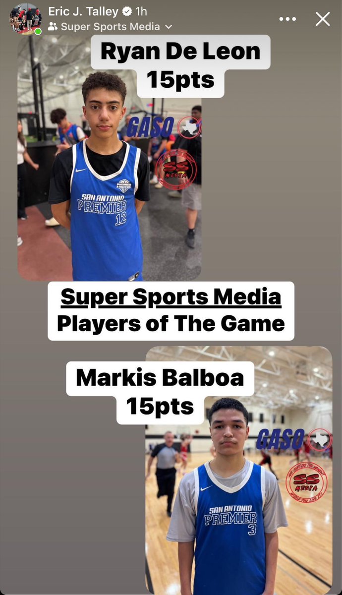 Ryan DeLeon 12 (@ryand_2026) on Twitter photo Thanks <a href="/SSports_Media/">Super Sports Media</a> for the recognition. We had a great weekend at the <a href="/TexasHoopsGASO/">TexasHoops/GASO π</a> . Looking forward to putting in more work.. <a href="/OConnorHoops/">O'Connor Basketball</a> Thanks <a href="/SSports_Media/">Super Sports Media</a> for the recognition. We had a great weekend at the <a href="/TexasHoopsGASO/">TexasHoops/GASO π</a> . Looking forward to putting in more work.. <a href="/OConnorHoops/">O'Connor Basketball</a>