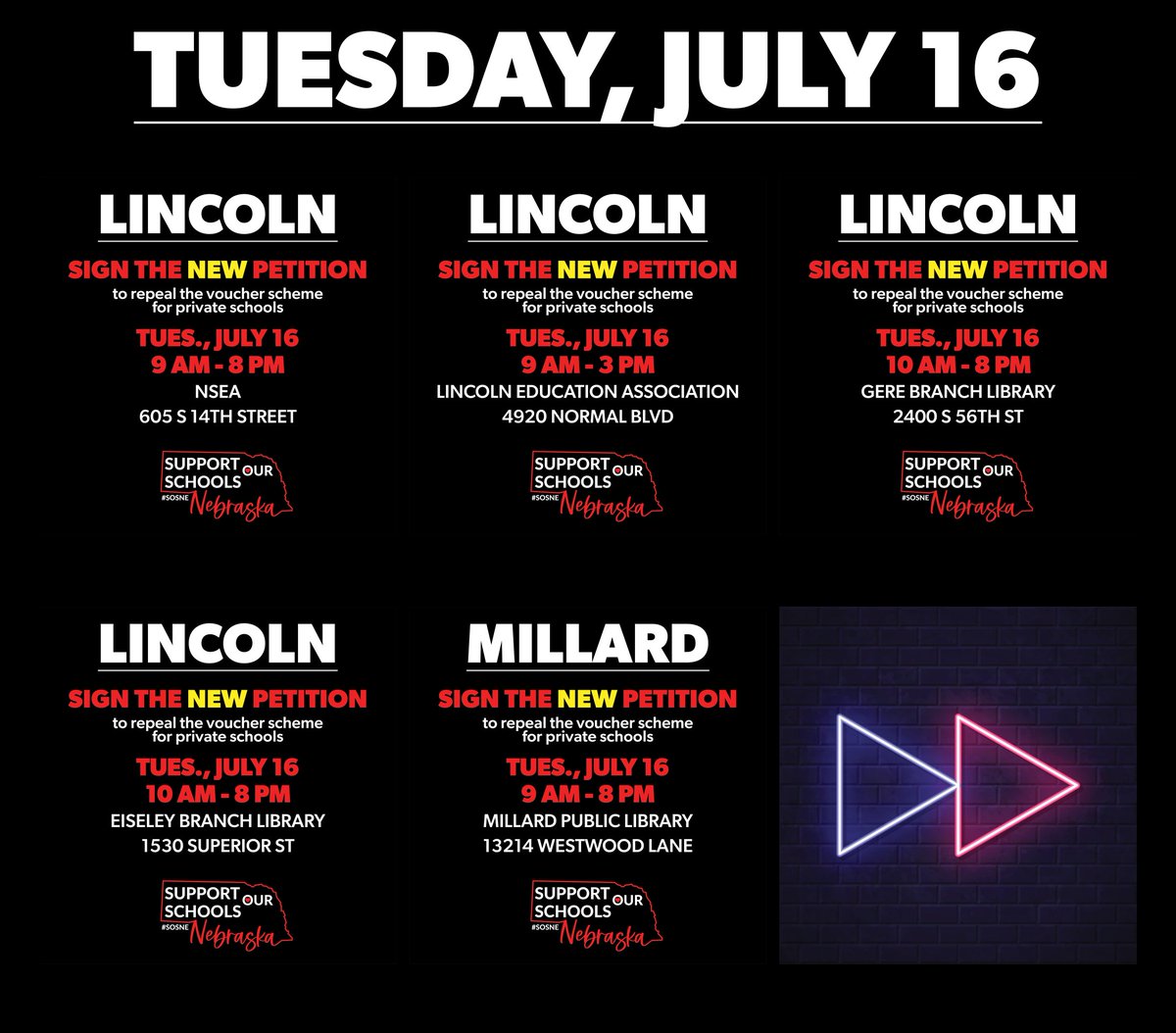 Support Our Schools Nebraska tweet media