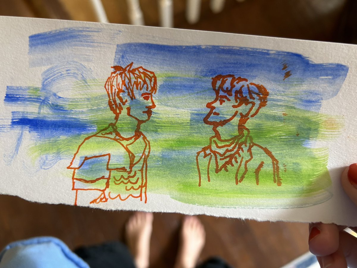 was drawing with fun pen and they appeared ??