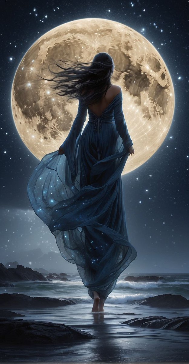 Buenas noches para esta gran familia de Twitter 💫✨💫✨
Ojalá que el esplendor de la luna y las estrellas brillen en lo más alto del cielo, necesitamos la magia.💫✨