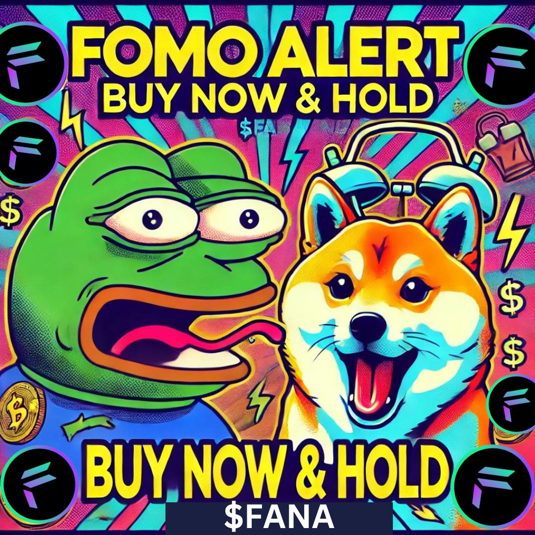 FOMO alert! 🚀 FANA is climbing fast – don’t get left behind! 
Buy now, HODL, and watch your investment soar to the moon! 🌕

#FANA #Foolana #Dailymeme