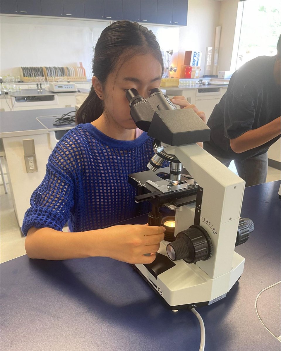 marist_kobe's tweet photo. Summer school science fun! 🔬 Students loved calculating density, making motion graphs, testing acids & bases, and exploring onion, banana, & hair cells under a microscope. Hands-on learning rocks! #mbis #summerschool https://t.co/slRpGAqbL5