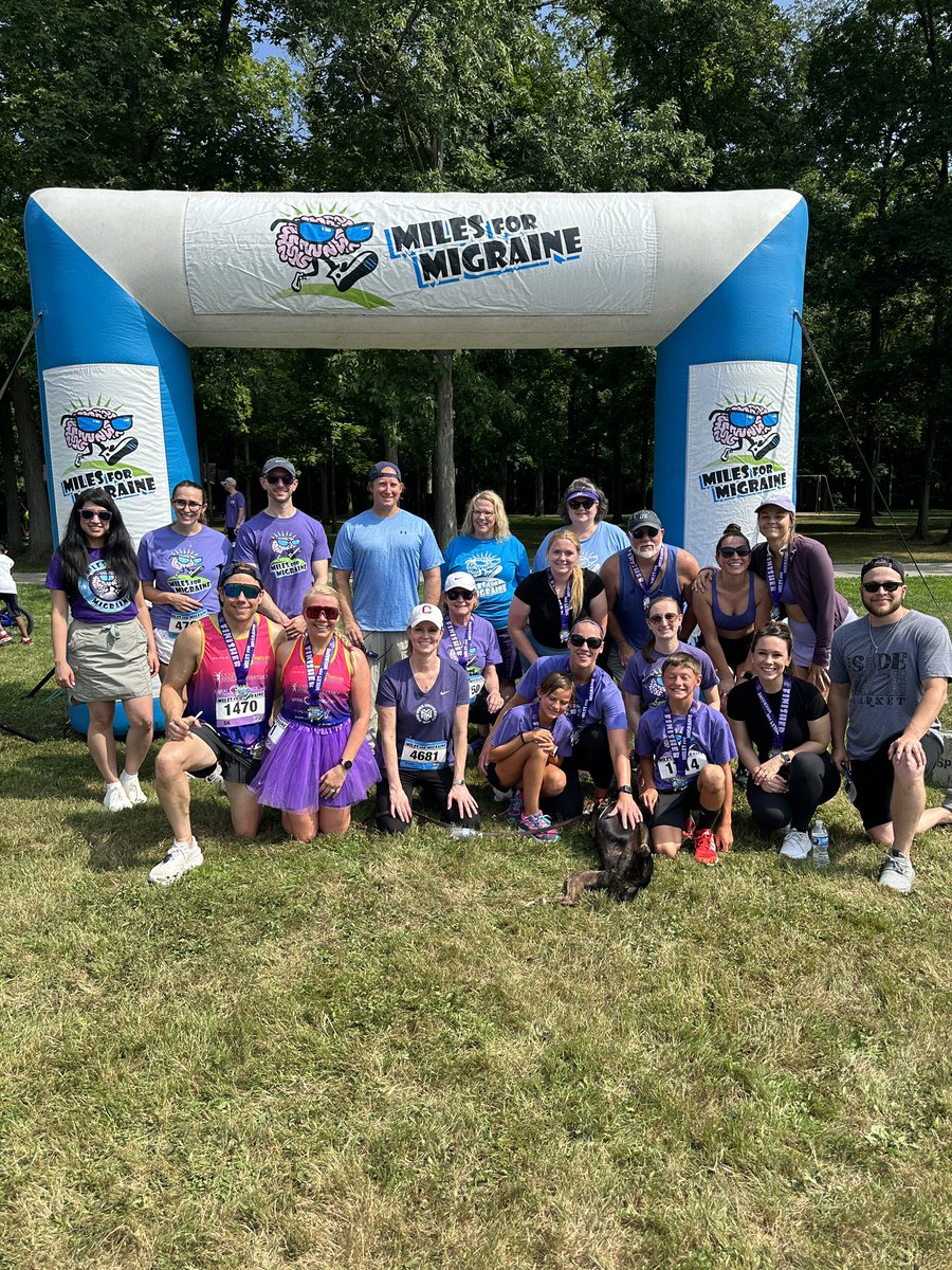 ASunejaMD's tweet photo. A Saturday morning well spent at @miles4migraine in Cleveland! Thank you thank you thank you 🙏🏼@maryannmays11 @CLENeurons @ClevelandClinic https://t.co/4iaTwnWSrP