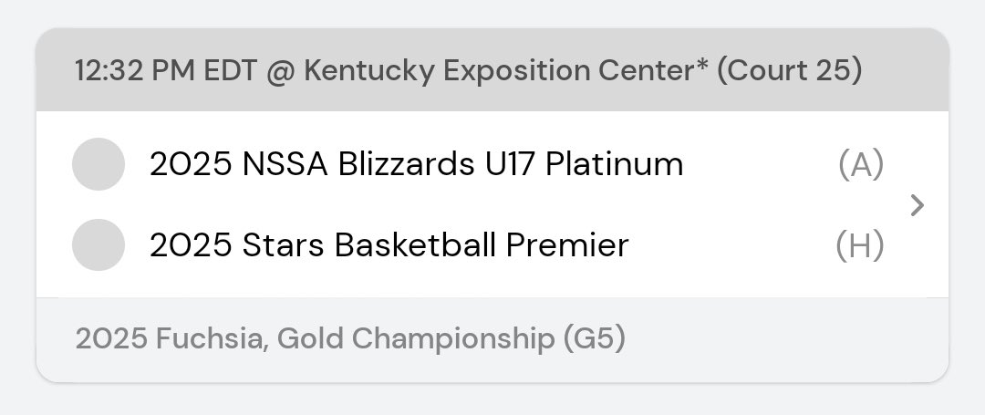 Gold bracket semis tomorrow at 12:32pm on court 25 ‼️‼️‼️‼️