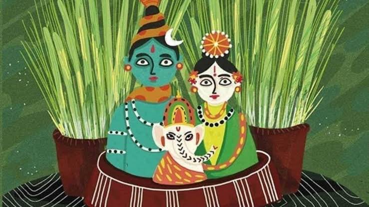 जी रये जागी रये,यो दिन यो बार भेंटने रये ।

दुबजस फैल जाए,बेरी जस फली जाईये।

हिमाल में ह्युं छन तक,गंगा ज्यूँ में पाणी छन तक,

यो दिन और यो मास भेंटने रये।#harela #proud #pahadi