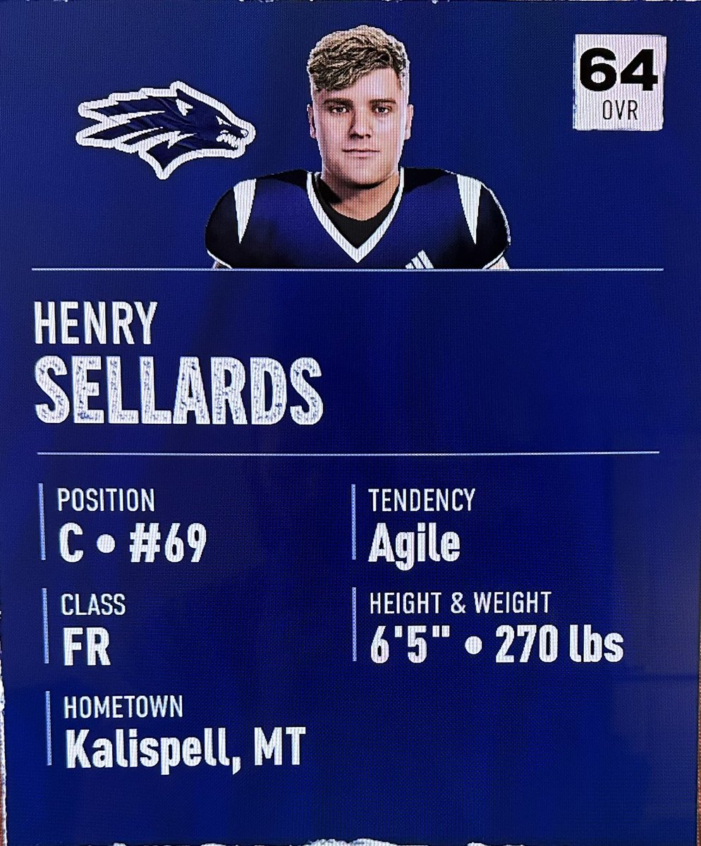 Congrats <a href="/HenrySellards/">Henry sellards</a> <a href="/NevadaFootball/">Nevada Football</a> #wereinthegame