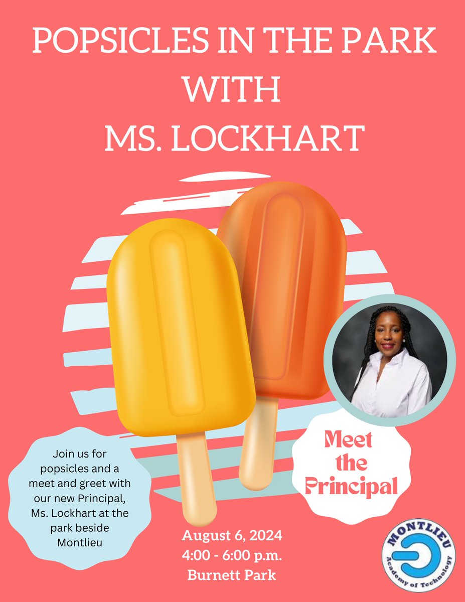 Excited to meet our scholars and community members <a href="/Montlieu_Acad/">Montlieu Academy of Technology</a>