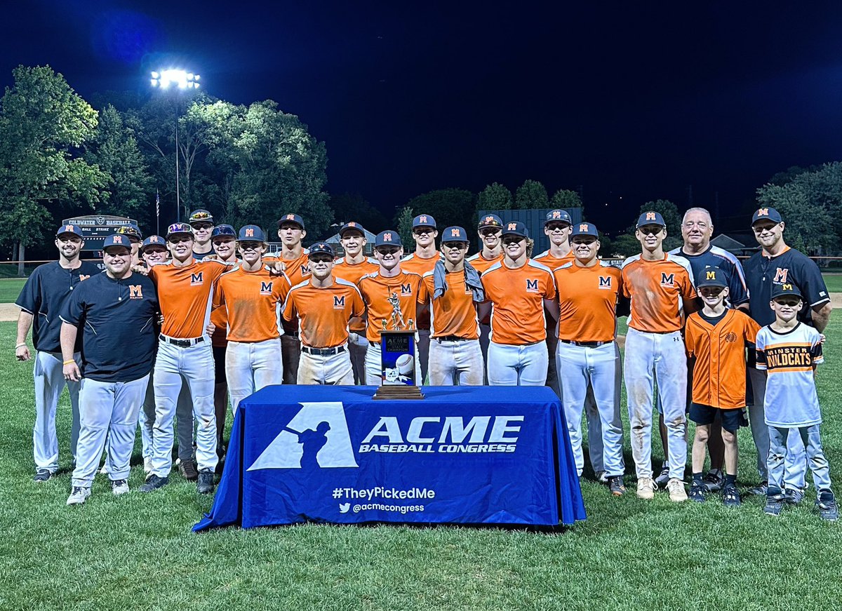 AcmeCongress's tweet photo. Congratulations to the 2024 ACME State Champs, Minster Wildcats. 
More pictures and videos to come!
#ACME24
@MWsports89 https://t.co/huupoluKaq