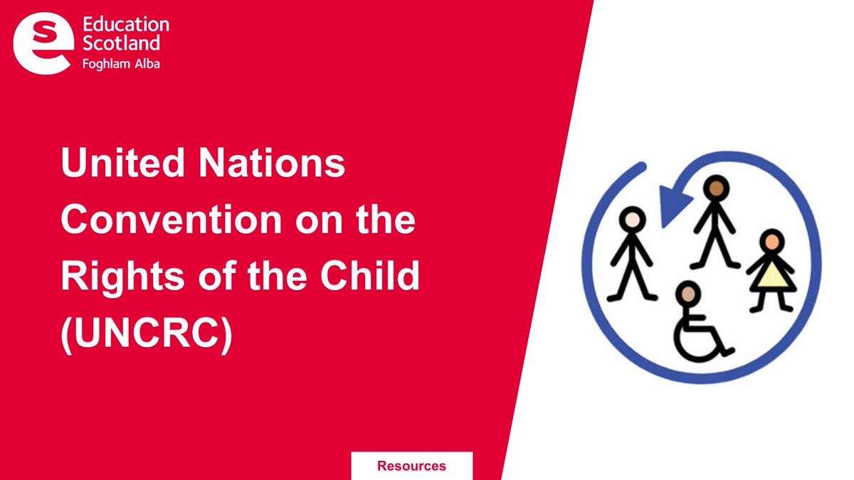 Education Scotland (@educationscot) on Twitter photo š£ļø #UNCRC is now law in Scotland!
This landmark day is an exciting step for us all to recognise and realise childrenās rights in š“ó §ó ¢ó ³ó £ó “ó æ
Check out our new webpage: education.gov.scot/resource-themeā¦
And browse this helpful guidance to support with the next steps: gov.scot/binaries/conte⦠š£ļø #UNCRC is now law in Scotland!
This landmark day is an exciting step for us all to recognise and realise childrenās rights in š“ó §ó ¢ó ³ó £ó “ó æ
Check out our new webpage: education.gov.scot/resource-themeā¦
And browse this helpful guidance to support with the next steps: gov.scot/binaries/conteā¦