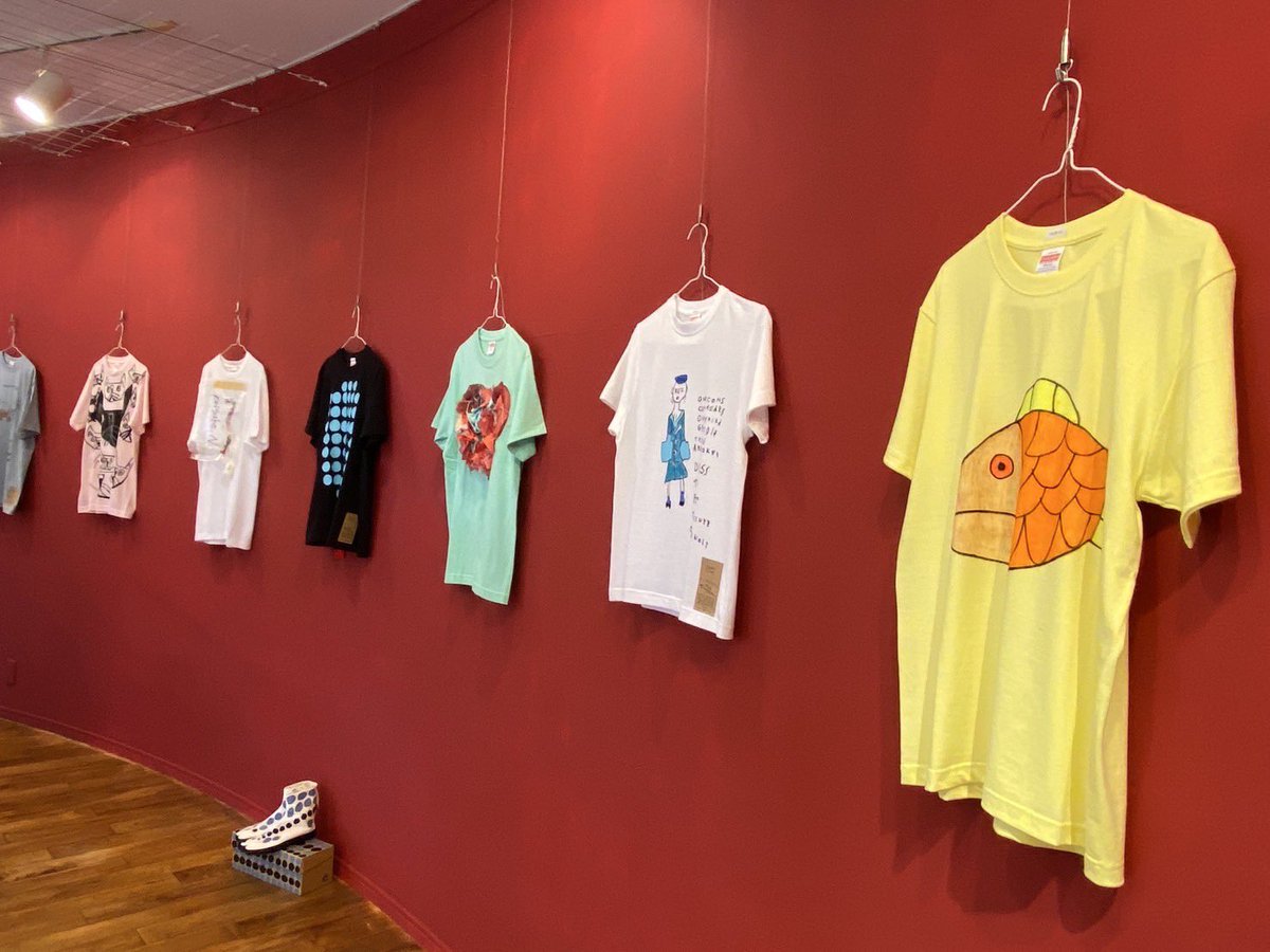 お知らせ】 5年ぶりにSギャラリーにて開催される Tシャツ展はいよいよ