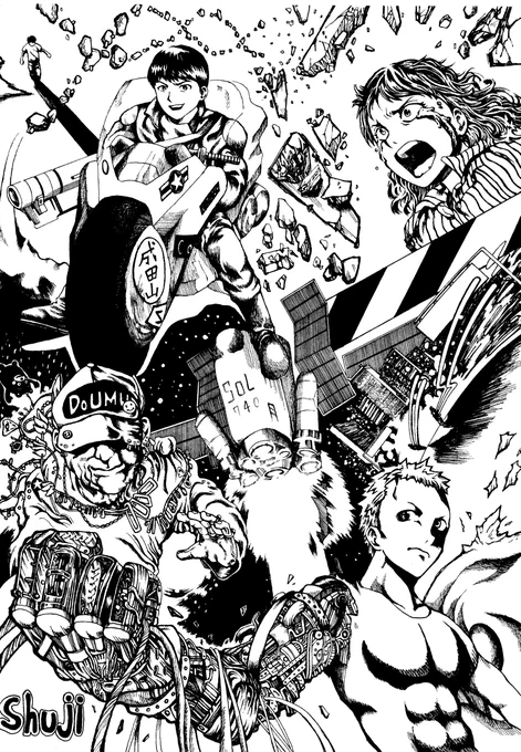 #AKIRA
映画公開から36周年だそうなので昔描いたの。 
