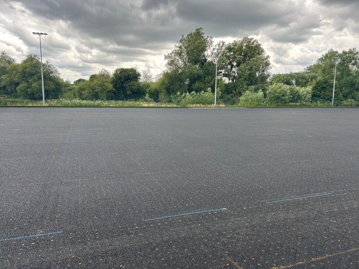 Our old turf has been completely stripped back now and we are excitedly waiting for the new surface to be laid! 😆❤️

#update #newpitch #excited