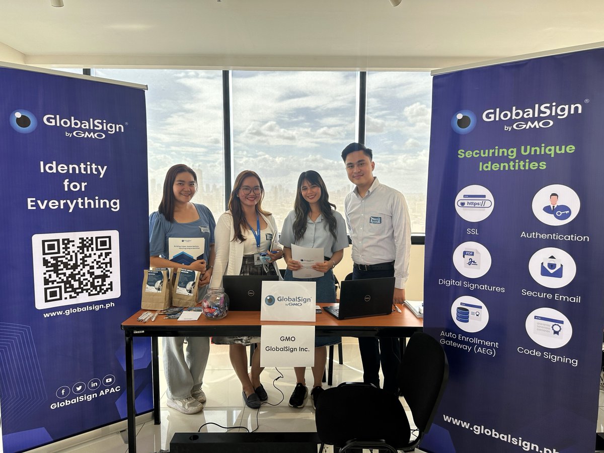 GlobalSignAPAC's tweet photo. Thank you to everyone who dropped by our Career Fair exhibit at iACADEMY Nexus Campus! We connected with another new batch of future IT professionals who believed in the power of #cybersecurity to fortify organizations. Looking forward to fresh faces who are keen to join us! https://t.co/R45Iim8SUy
