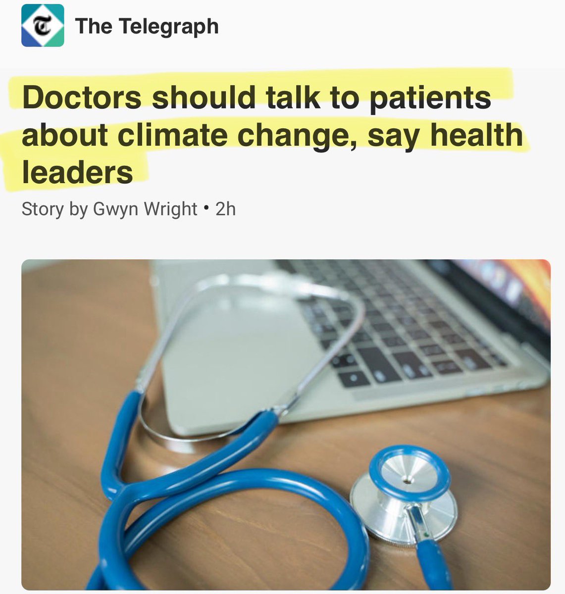 NUDGE - Now Dr’s will talk about climate change with patients.

1.45 MILLION people per day will be lectured on climate change, by their GP during an appointment.

I don’t see this going as well as the social scientists modelling has predicted! 🤡