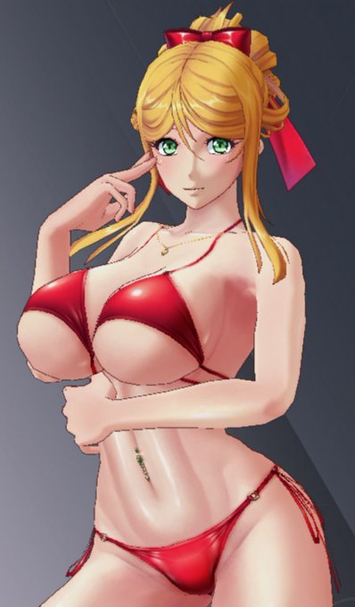 #アクション対魔忍
図鑑には載っているが出番はまだの水着👙 