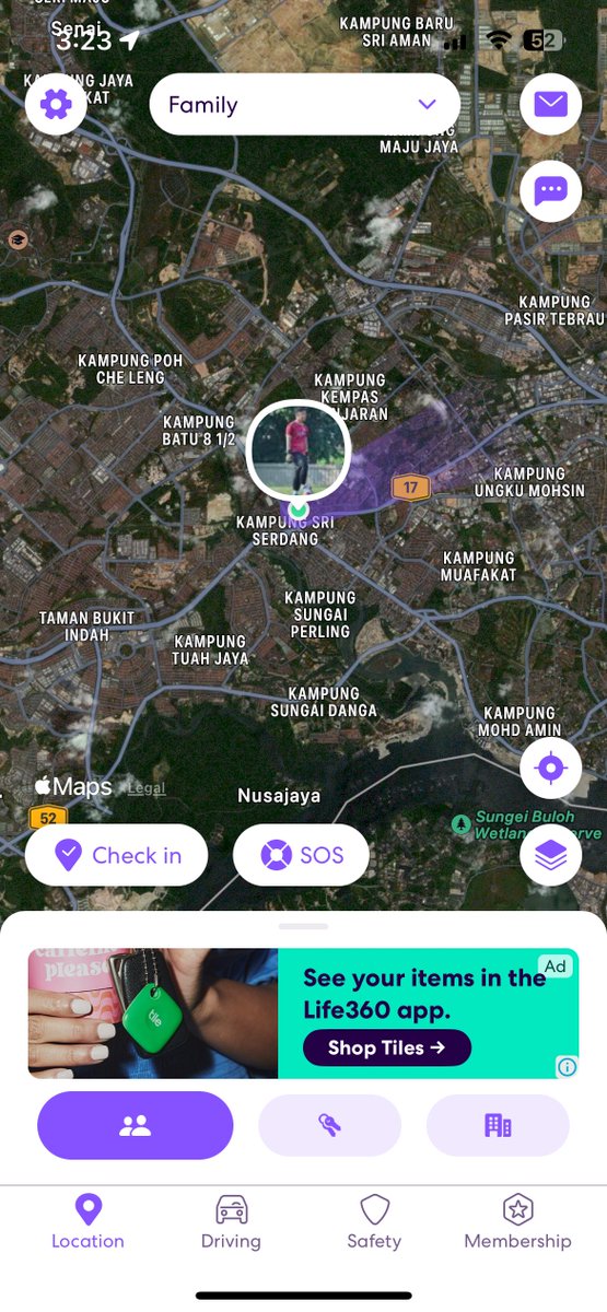 marrelys's tweet photo. I think it’s time untuk korang download Apps Life360 ni. So far aku dah pakai ni mmg bagus. Dia siap bagi notification kalau org tuh dah sampai. 

Boleh add family members / kawan ramai2 dalam ni. So semua org boleh tau kau kat mana. https://t.co/PjAQ29BVnA